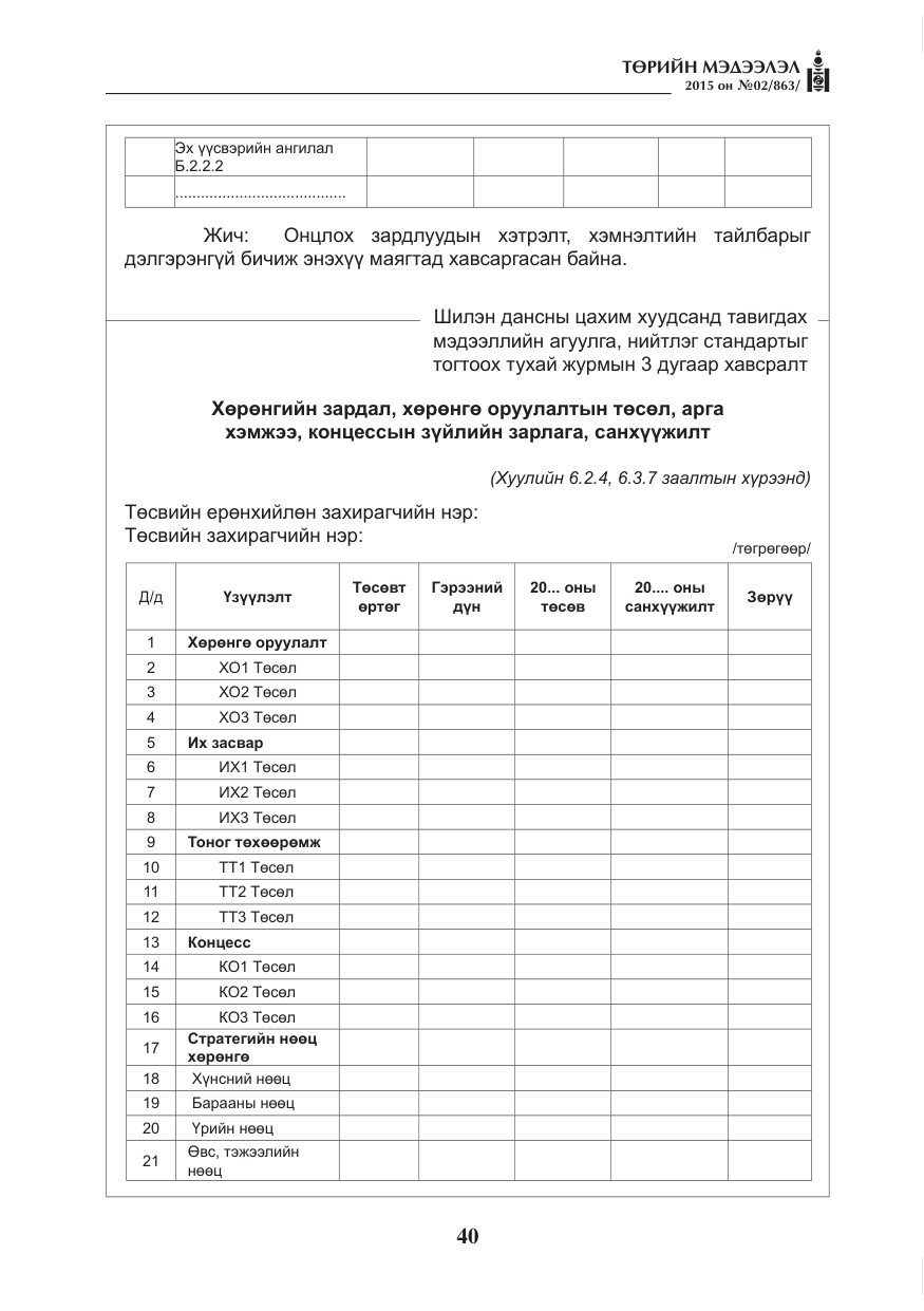 «Төрийн мэдээлэл» № 2, файлын 28-р хуудас