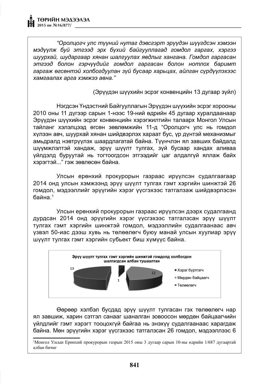 «Төрийн мэдээлэл» № 16, файлын 41-р хуудас