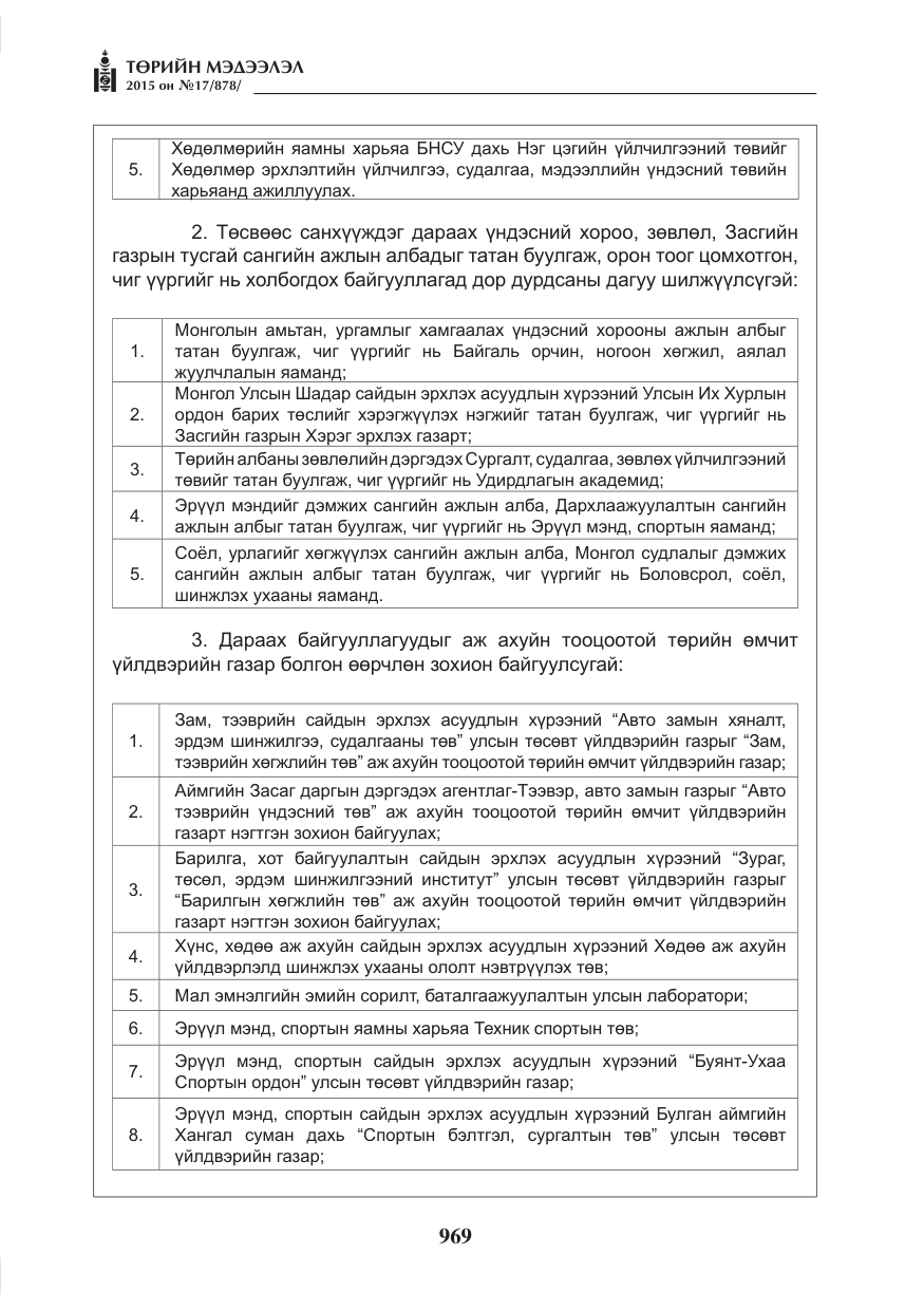 «Төрийн мэдээлэл» № 17, файлын 5-р хуудас
